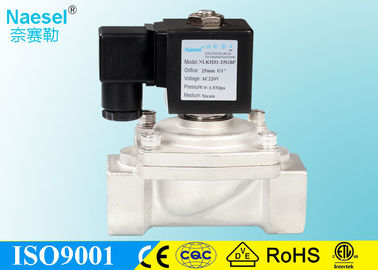 Stainless Steel Air Ride Solenoid Valves , Direct Lifting 2 Way Hydraulic Solenoid Valve