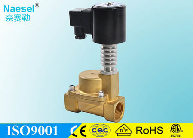 Hot Water Brass Solenoid Valve , Solenoid Switch Valve With Coil Heat Radiator